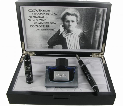 Duke Maria Curie in shiny new box opened 2.jpg