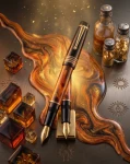 DELTA-PIÓRO DV GLOW UP STEEL NIB,GOLD TRIMS