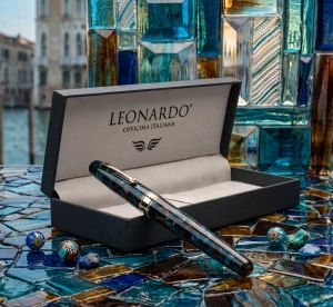 LEONARDO-PIÓRO-VIRTUOSA MURANO GOLD TRIMS