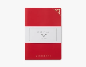 VISCONTI KQ03-NOTEBOOK RED 210x297mm